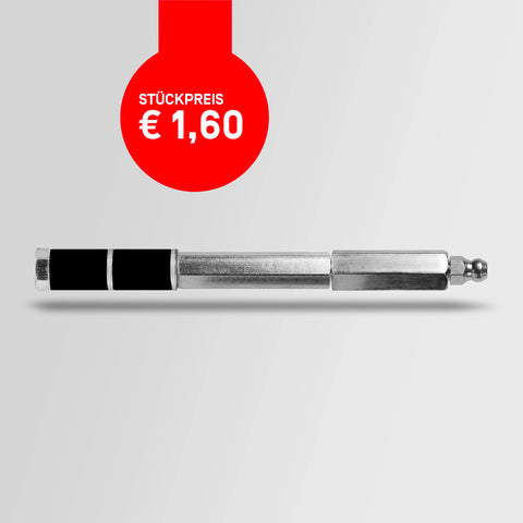 Injektionspacker 120-2BH aus Stahl mit doppeltem Haftgummi und Stückpreis 1,60 Euro